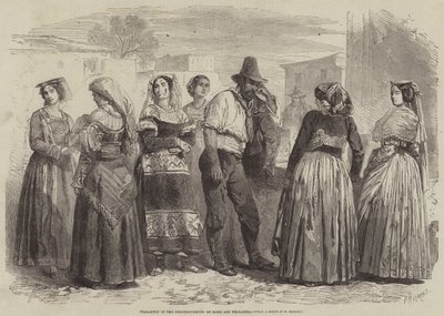 Peasantry in the Neighbourhood of Rome and Terracina by Gustave Janet